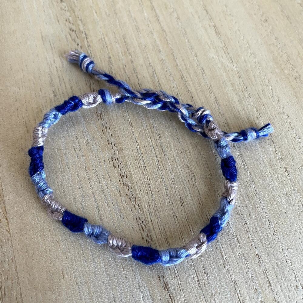 Darya Bracelet, anklet, trendy, comfortable, tie, embroidery thread, woven, gift